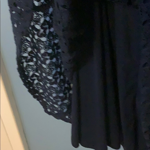 Navy blue lace/crochet dress - Picture 3 of 7